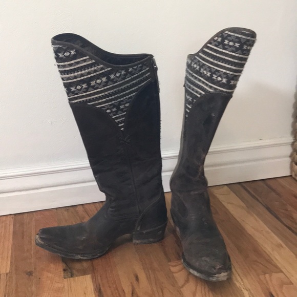 Ariat caldera knee high Aztec boot - Picture 2 of 5